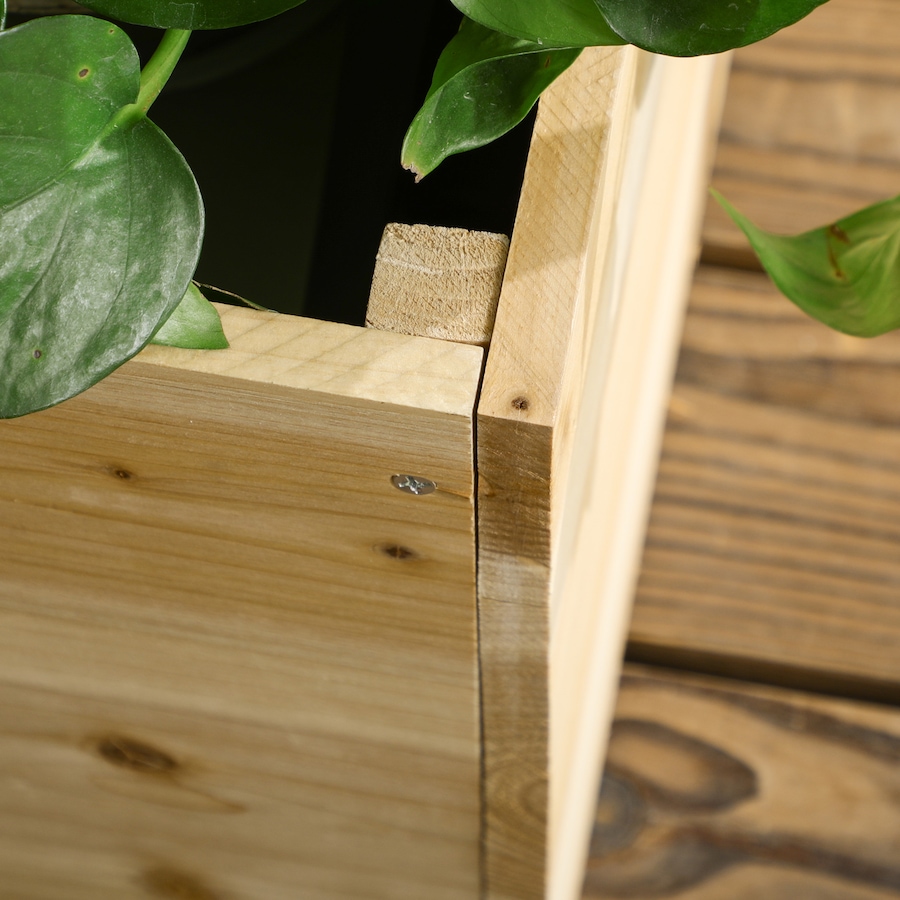 Image 988019_ALTMORE8.jpg, Product 988-019 / Price $69.99, Outsunny Large Raised Garden Bed Wooden Planters Box with Trellis, Natural from Outsunny on TSC.ca's Home & Garden department