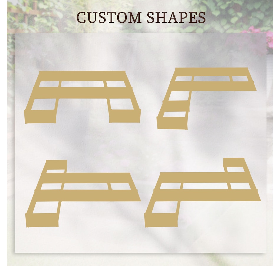 Image 988029_ALTMORE3.jpg, Product 988-029 / Price $144.99, Outsunny DIY 5-box Raised Garden Bed Flower Bed Set, Natural Wood from Outsunny on TSC.ca's Home & Garden department