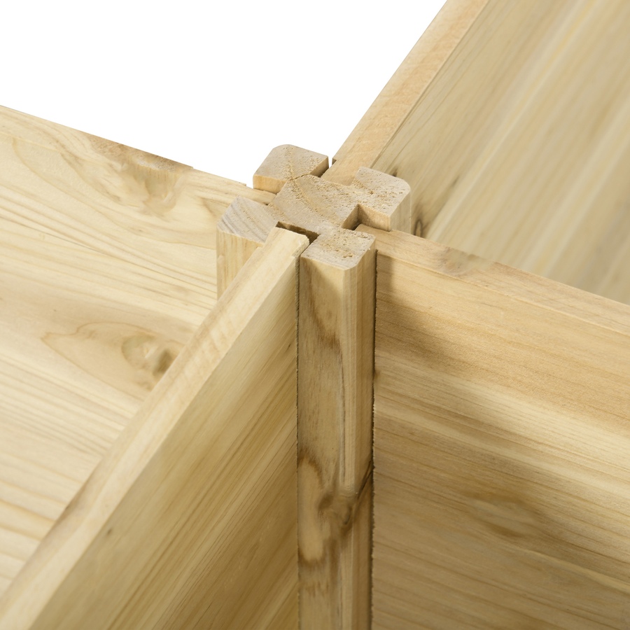 Image 988029_ALTMORE7.jpg, Product 988-029 / Price $129.99, Outsunny DIY 5-box Raised Garden Bed Flower Bed Set, Natural Wood from Outsunny on TSC.ca's Home & Garden department