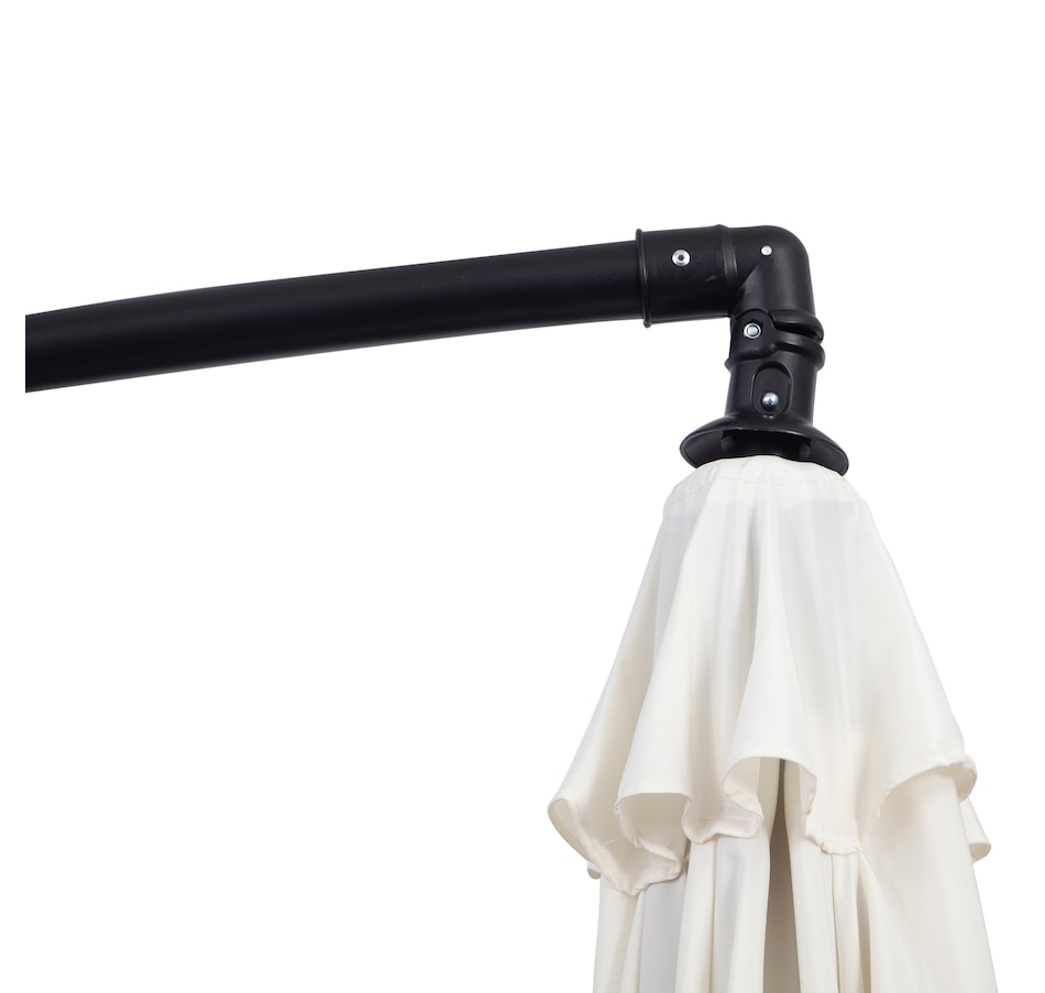 Image 988049_ALTMORE6.jpg, Product 988-049 / Price $119.99, Outsunny 9.7ft Offset Patio Umbrella, Hanging Cantilever Parasol w/ Base from Outsunny on TSC.ca's Home & Garden department