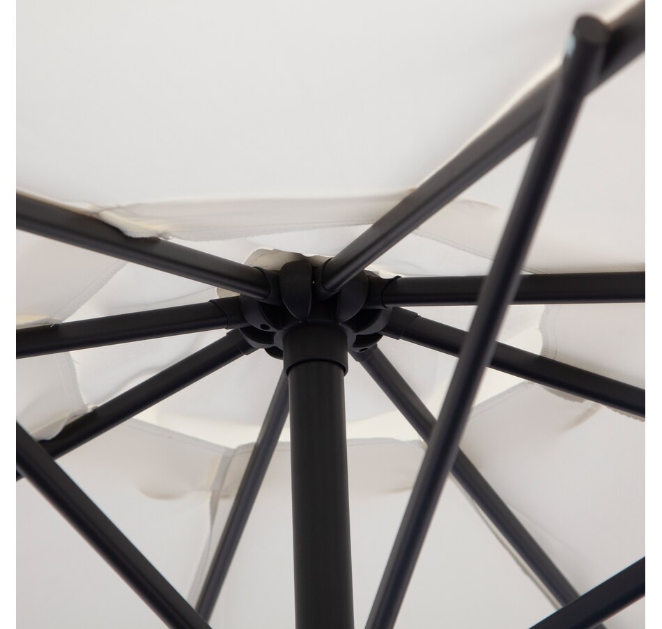 Image 988049_ALTMORE7.jpg, Product 988-049 / Price $119.99, Outsunny 9.7ft Offset Patio Umbrella, Hanging Cantilever Parasol w/ Base from Outsunny on TSC.ca's Home & Garden department