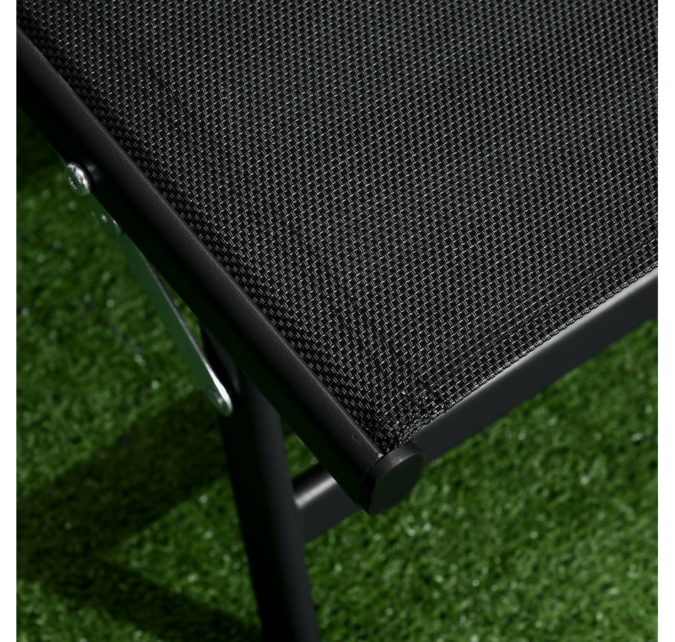 Image 988066_ALTMORE8.jpg, Product 988-066 / Price $248.99, Outsunny 2PCs Lounge Chairs with Wheels, 5-Level Adjustable Backrest, Black from Outsunny on TSC.ca's Home & Garden department