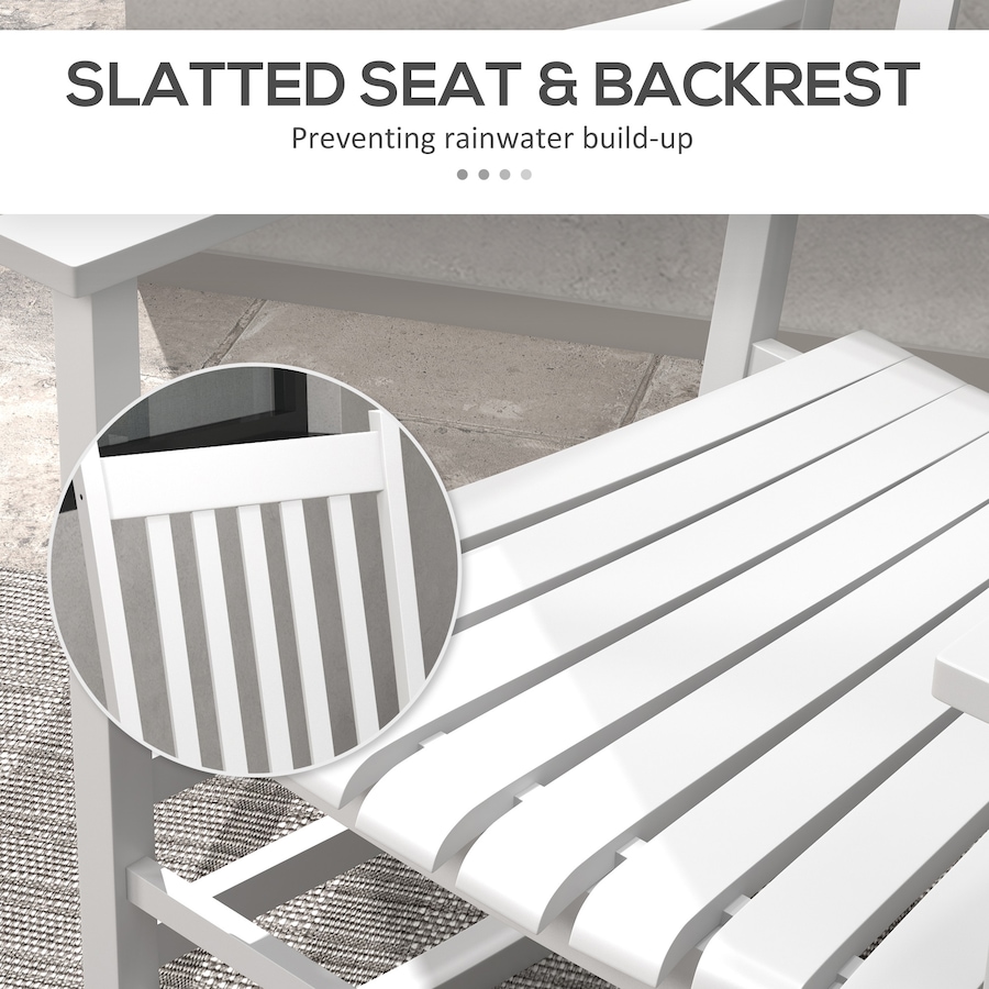 Image 988067_ALTMORE5.jpg, Product 988-067 / Price $255.99, Outsunny Wooden Patio Rocking Chairs Set of 2 w/ Slatted Seat, White from Outsunny on TSC.ca's Home & Garden department