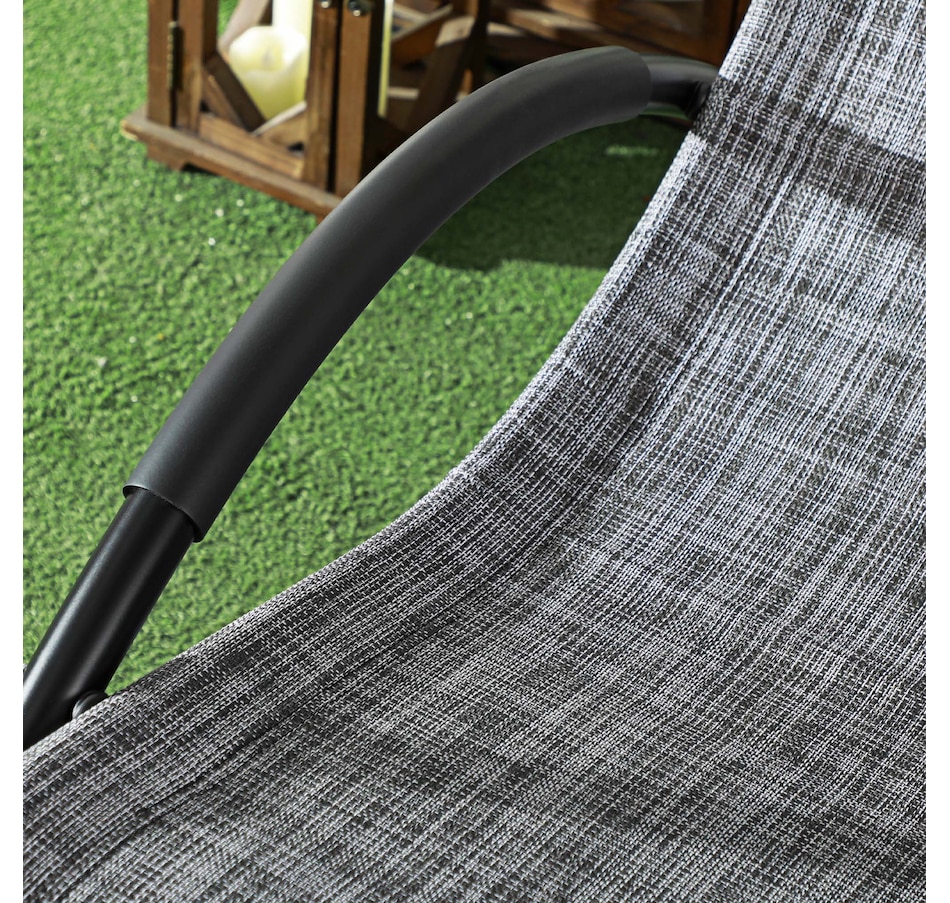 Image 988081_ALTMORE8.jpg, Product 988-081 / Price $94.99, Outsunny Patio Rocking Chair Zero Gravity Rocker with Mesh Seat, Grey from Outsunny on TSC.ca's Home & Garden department