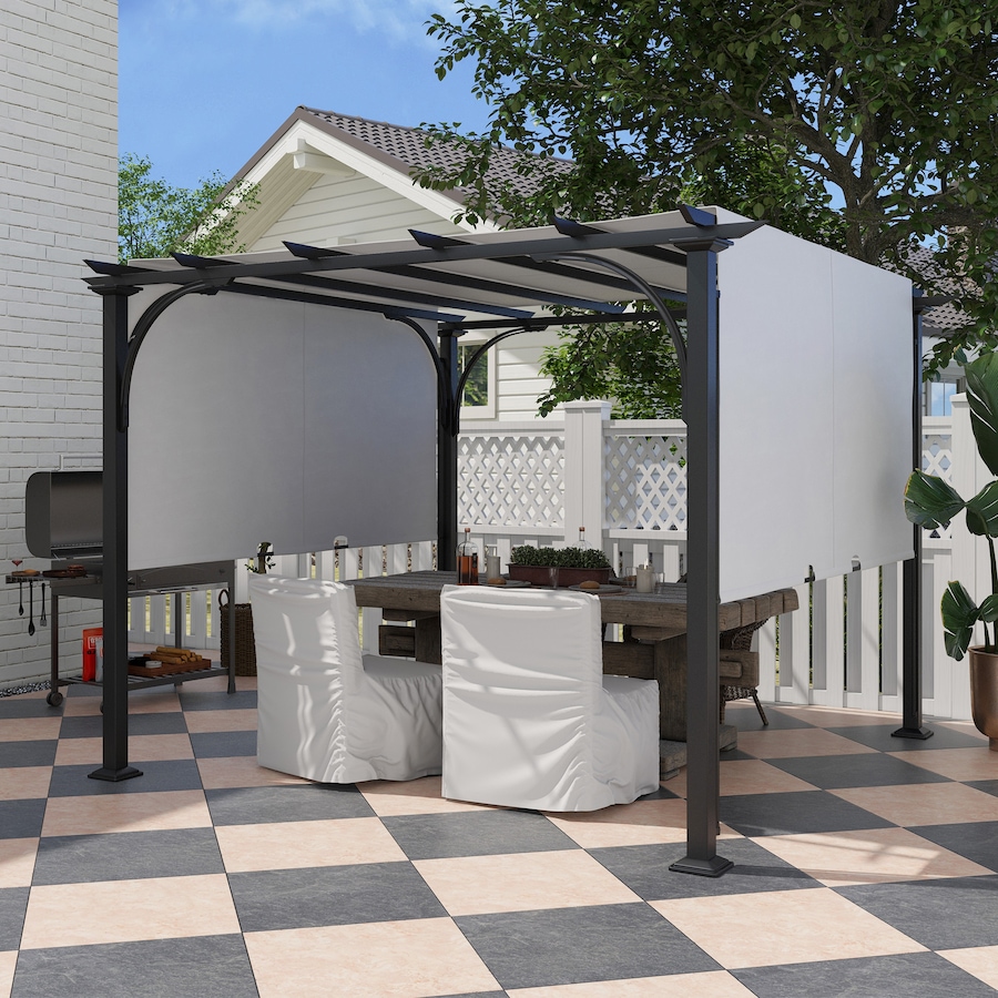 Image 988091_ALTMORE1.jpg, Product 988-091 / Price $319.99, Outsunny 10' x 10' Outdoor Pergola Patio Gazebo Canopy, White from Outsunny on TSC.ca's Home & Garden department
