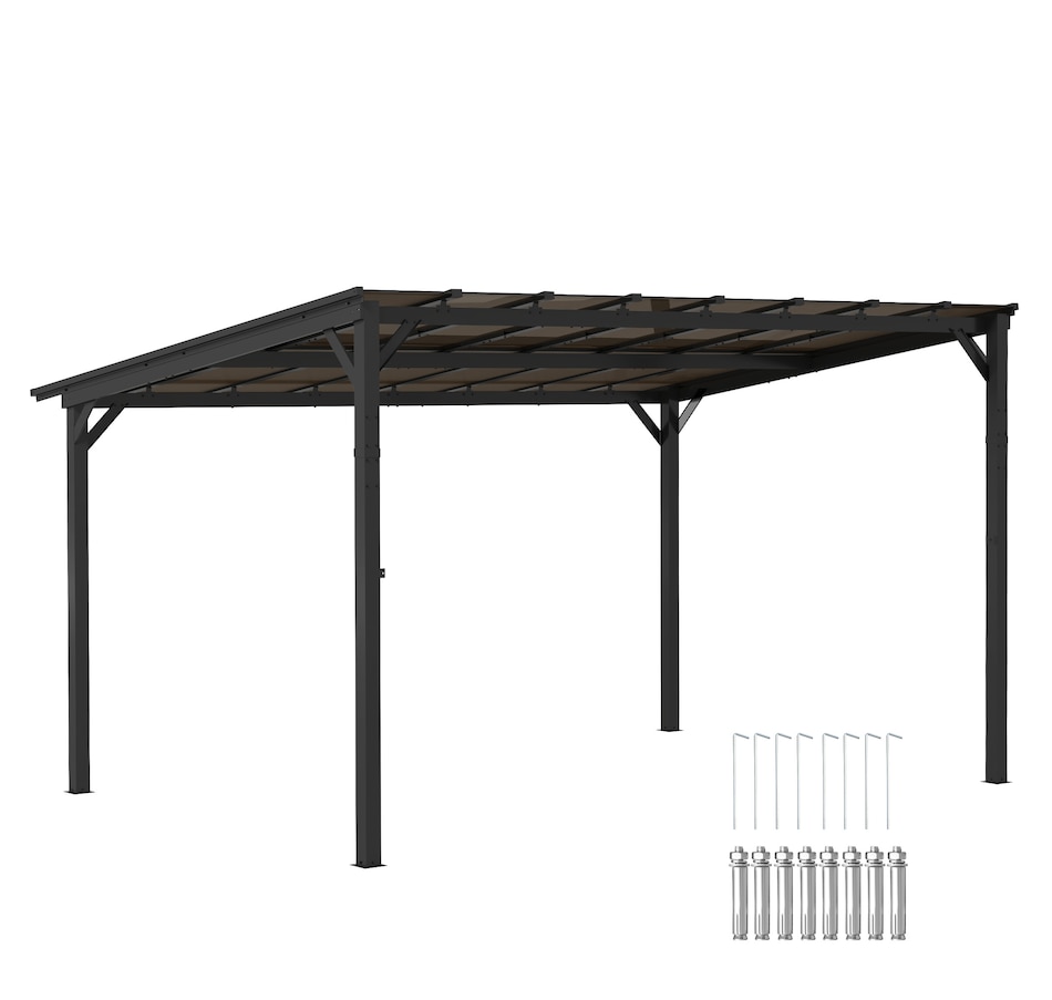 Image 988094.jpg, Product 988-094 / Price $839.99, Outsunny 10' x 14' Pergola, UPF 50+ & Waterproof Polycarbonate Gazebo from Outsunny on TSC.ca's Home & Garden department