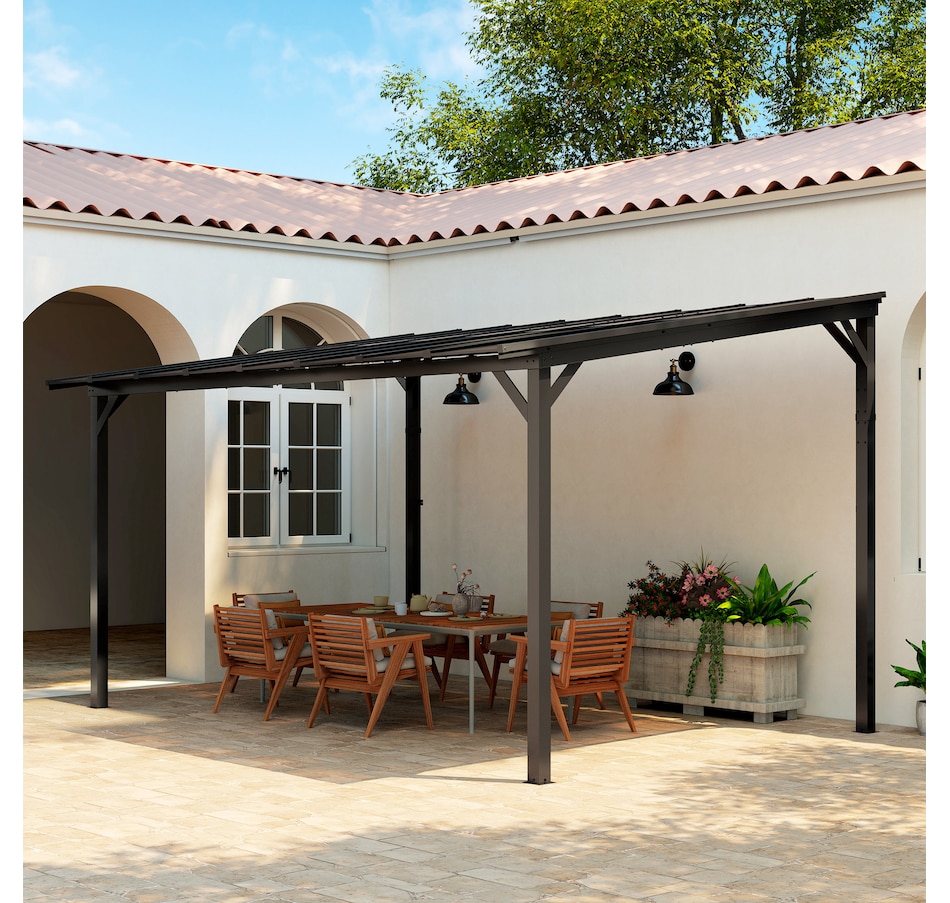 Image 988094_ALTMORE7.jpg, Product 988-094 / Price $839.99, Outsunny 10' x 14' Pergola, UPF 50+ & Waterproof Polycarbonate Gazebo from Outsunny on TSC.ca's Home & Garden department