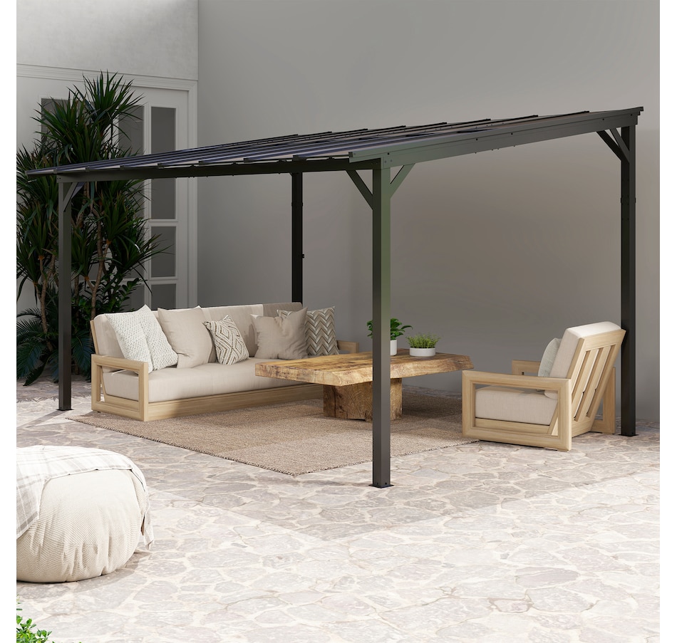 Image 988094_ALTMORE8.jpg, Product 988-094 / Price $839.99, Outsunny 10' x 14' Pergola, UPF 50+ & Waterproof Polycarbonate Gazebo from Outsunny on TSC.ca's Home & Garden department