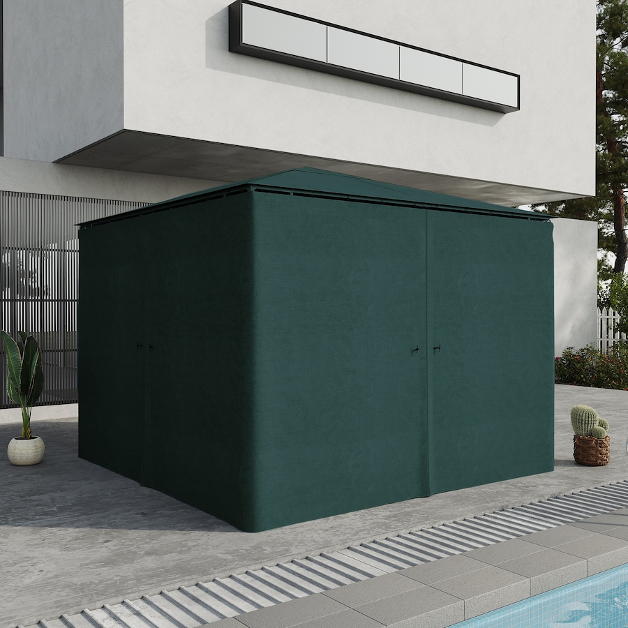 Image 988100_ALTMORE1.jpg, Product 988-100 / Price $79.99, Outsunny 10' x 10' Universal Gazebo Curtains, 4 Panels, Slate Grey from Outsunny on TSC.ca's Home & Garden department