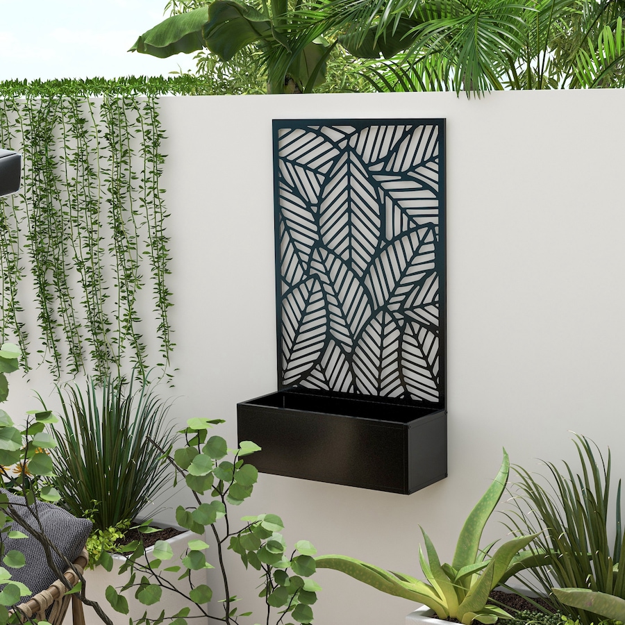 Image 988105_ALTMORE6.jpg, Product 988-105 / Price $99.99, Outsunny Metal Raised Garden Bed with Privacy Screen, Black from Outsunny on TSC.ca's Home & Garden department