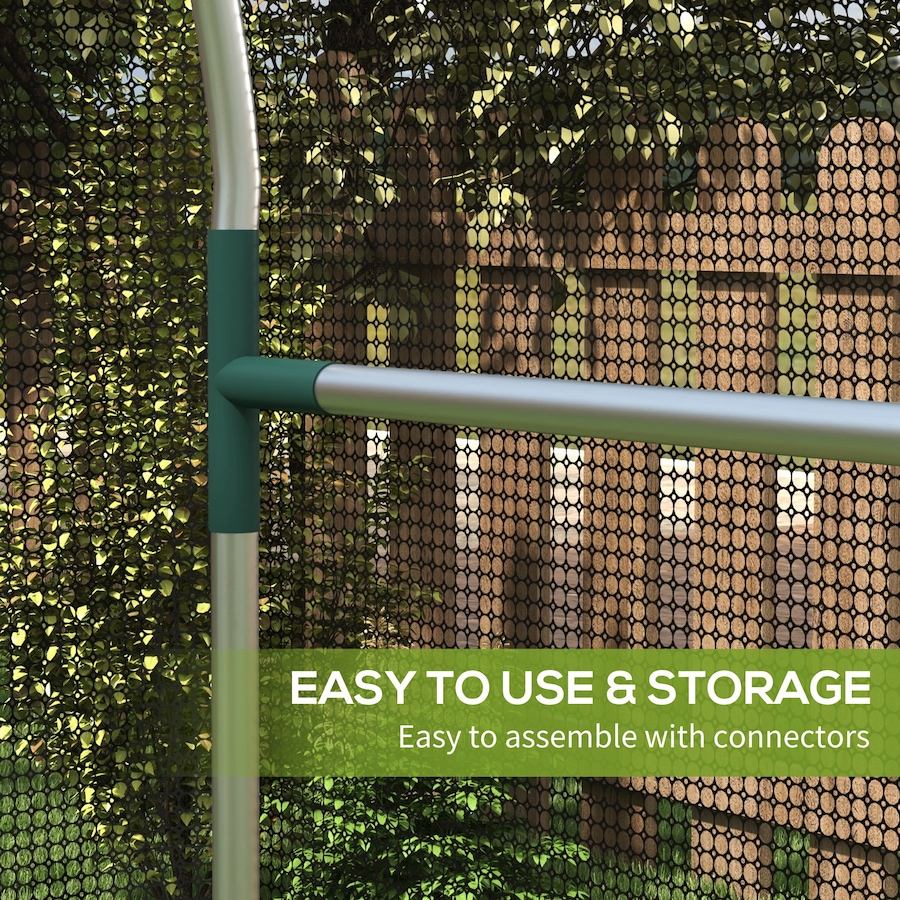 Image 988126_ALTMORE4.jpg, Product 988-126 / Price $68.99, Outsunny 4' x 4' Plant Protection Tent Crop Cage with Door, Black from Outsunny on TSC.ca's Home & Garden department