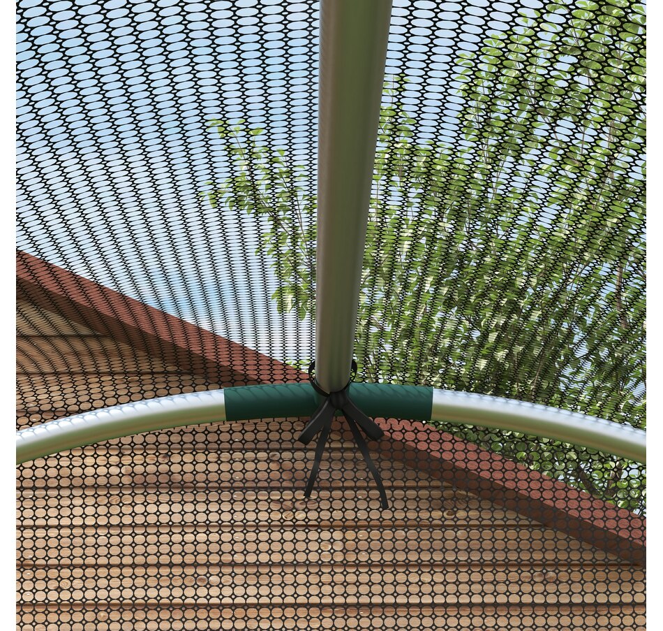 Image 988126_ALTMORE8.jpg, Product 988-126 / Price $68.99, Outsunny 4' x 4' Plant Protection Tent Crop Cage with Door, Black from Outsunny on TSC.ca's Home & Garden department