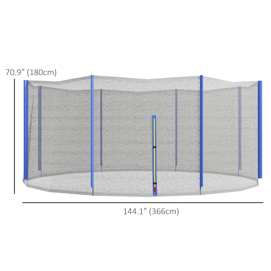 Image 988131_ALTMORE2.jpg, Product 988-131 / Price $53.99, Soozier 12ft Trampoline Net Replacement with Zippered Entrance from Soozier on TSC.ca's Health & Fitness department