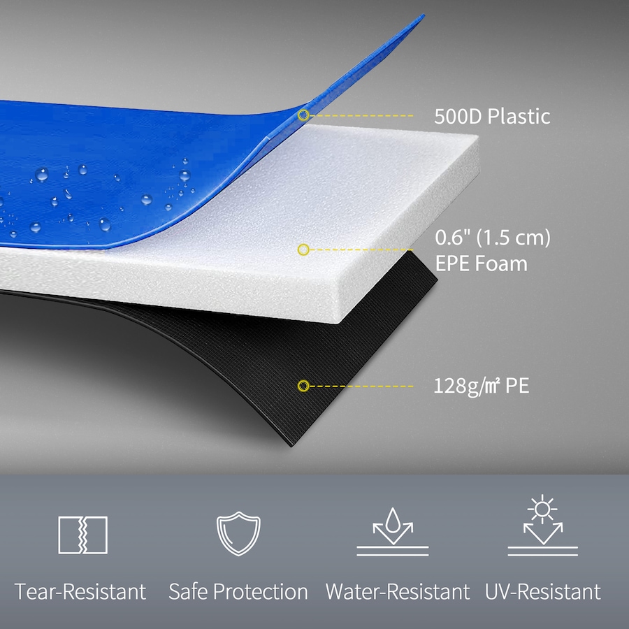 Image 988133_ALTMORE5.jpg, Product 988-133 / Price $79.99, Soozier 14FT Trampoline Pad Spring Cover, Waterproof, Multi-Colored from Soozier on TSC.ca's Health & Fitness department
