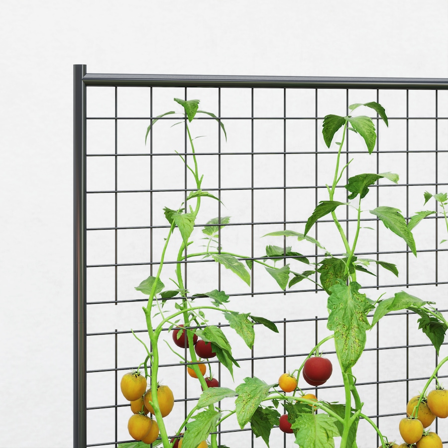 Image 988134_ALTMORE7.jpg, Product 988-134 / Price $69.99, Outsunny Galvanized Raised Garden Bed with Trellis, Open Bottom, Dark Grey from Outsunny on TSC.ca's Home & Garden department