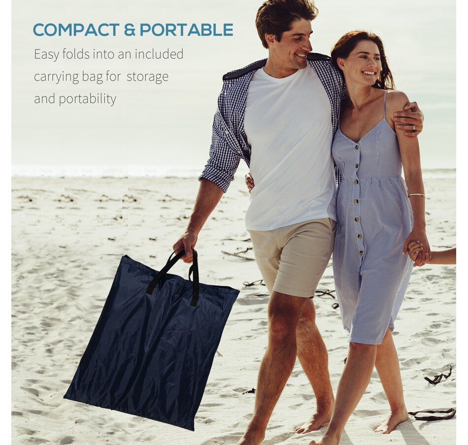 Image 988135_ALTMORE4.jpg, Product 988-135 / Price $59.99, Outsunny 2 Pcs Folding Beach Lounge Chair w/ Pillow, Blue from Outsunny on TSC.ca's Health & Fitness department