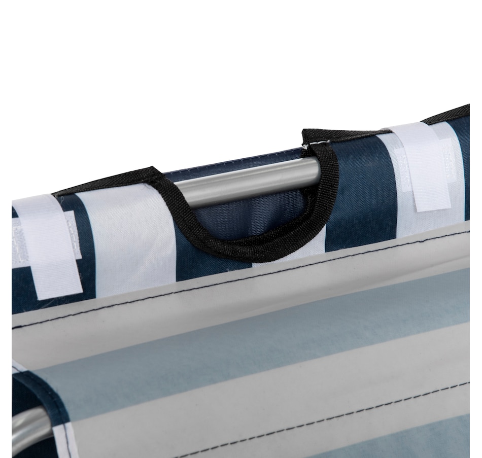 Image 988135_ALTMORE7.jpg, Product 988-135 / Price $59.99, Outsunny 2 Pcs Folding Beach Lounge Chair w/ Pillow, Blue from Outsunny on TSC.ca's Health & Fitness department