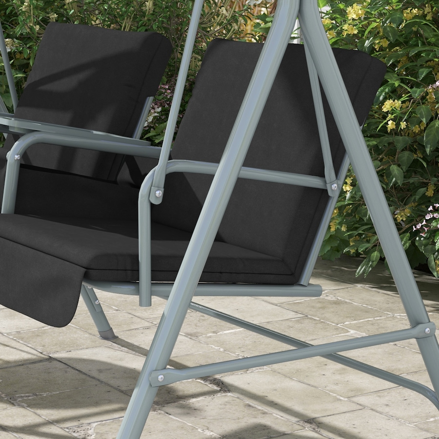 Image 988147_ALTMORE7.jpg, Product 988-147 / Price $219.99, Outsunny 2-Seat Patio Swing Chair with Adjustable Canopy, Centre Table from Outsunny on TSC.ca's Home & Garden department