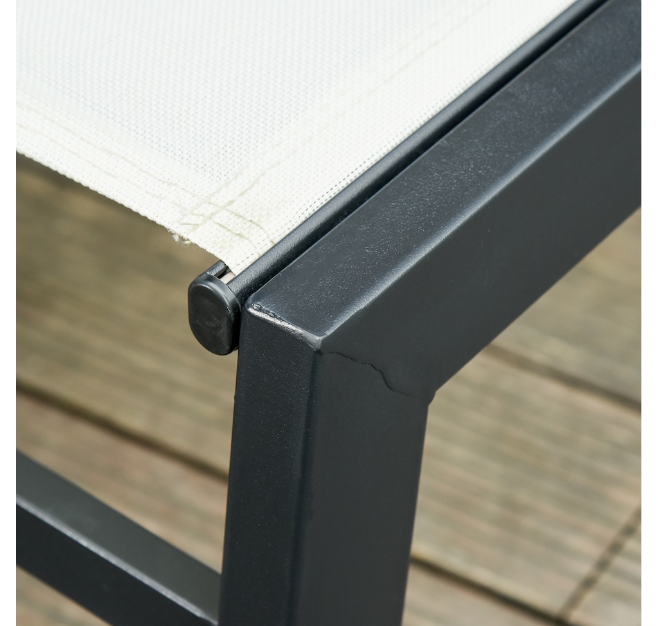 Image 988159_ALTMORE8.jpg, Product 988-159 / Price $149.99, Outsunny Patio Chaise Lounge Chair with 5-Position Backrest, White from Outsunny on TSC.ca's Home & Garden department