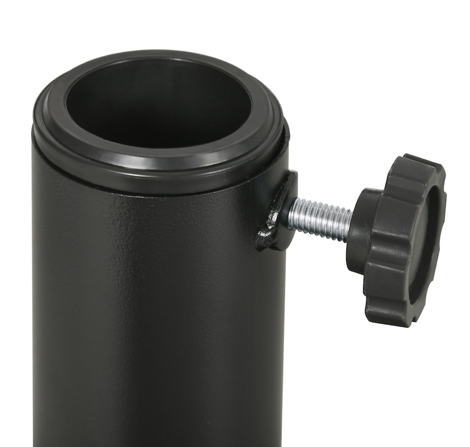 Image 988173_ALTMORE7.jpg, Product 988-173 / Price $54.99, Outsunny Market Umbrella Base Holder 18" Round Parasol Stand, Black from Outsunny on TSC.ca's Home & Garden department