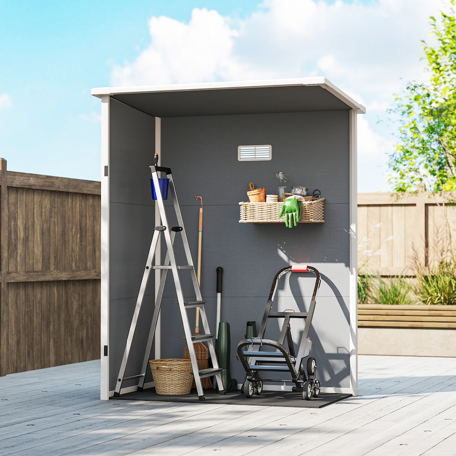 Image 988189_ALTMORE8.jpg, Product 988-189 / Price $439.99, Outsunny 5 x 3FT Outdoor Storage Garden Shed with Lockable Door, Grey from Outsunny on TSC.ca's Home & Garden department