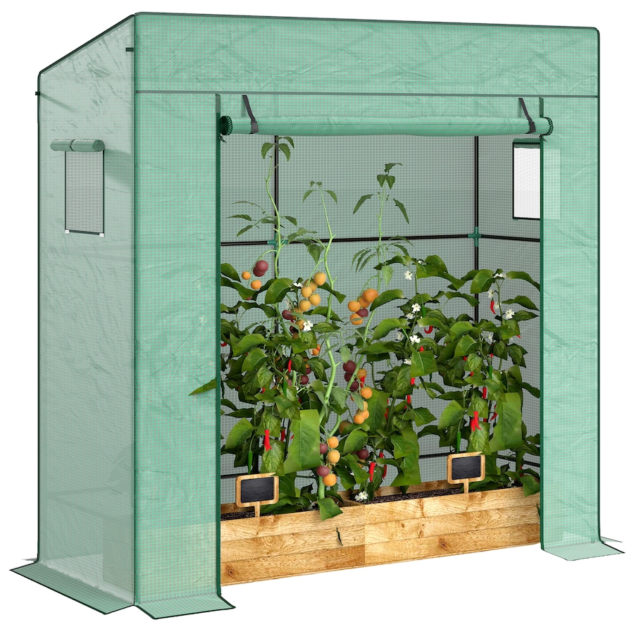 Image 988194.jpg, Product 988-194 / Price $59.99, Outsunny Tomato Greenhouse with Reinforced PE Cover Walk-in Green House from Outsunny on TSC.ca's Home & Garden department