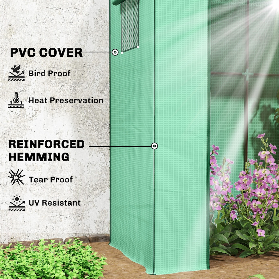 Image 988194_ALTMORE3.jpg, Product 988-194 / Price $59.99, Outsunny Tomato Greenhouse with Reinforced PE Cover Walk-in Green House from Outsunny on TSC.ca's Home & Garden department