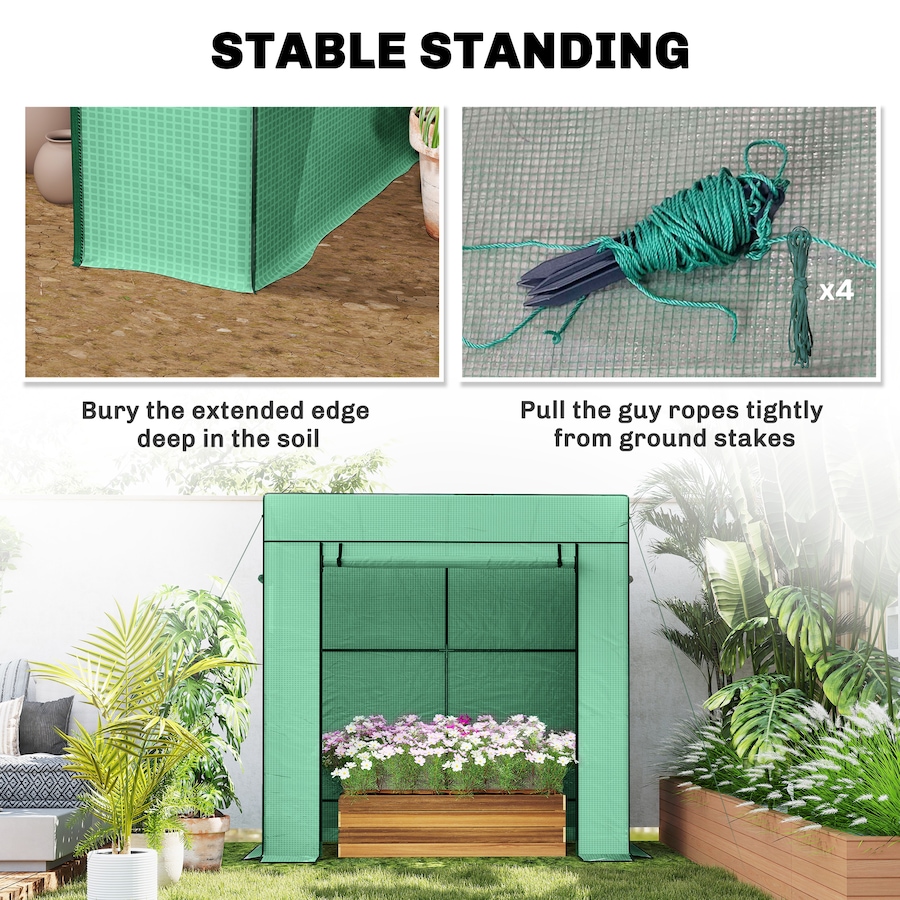 Image 988194_ALTMORE6.jpg, Product 988-194 / Price $59.99, Outsunny Tomato Greenhouse with Reinforced PE Cover Walk-in Green House from Outsunny on TSC.ca's Home & Garden department