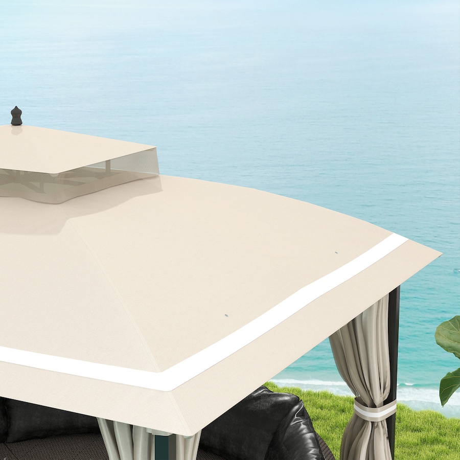 Image 988196_ALTMORE8.jpg, Product 988-196 / Price $389.99, Outsunny 10' x 12' Outdoor Gazebo, Double Roof with Netting and Curtains from Outsunny on TSC.ca's Home & Garden department