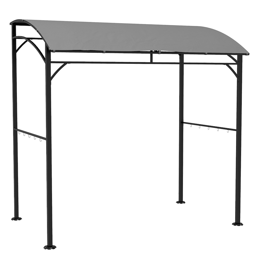 Image 988198.jpg, Product 988-198 / Price $149.99, Outsunny 7' x 5' BBQ Grill Gazebo Tent with Steel Frame Hooks Grey from Outsunny on TSC.ca's Home & Garden department
