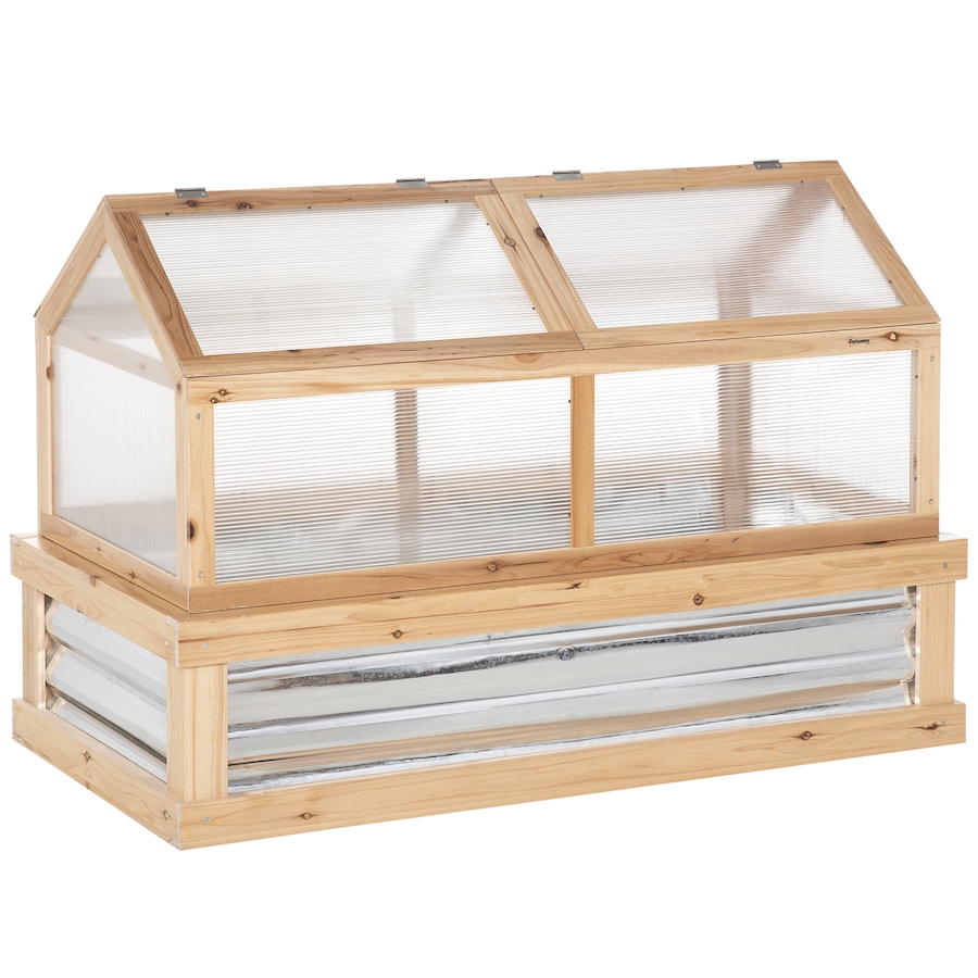 Image 988202.jpg, Product 988-202 / Price $184.99, Outsunny Polycarbonate Cold Frame, Raised Garden Bed Greenhouse from Outsunny on TSC.ca's Home & Garden department
