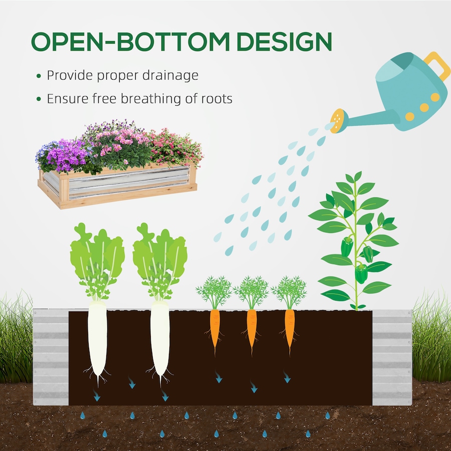 Image 988202_ALTMORE4.jpg, Product 988-202 / Price $184.99, Outsunny Polycarbonate Cold Frame, Raised Garden Bed Greenhouse from Outsunny on TSC.ca's Home & Garden department