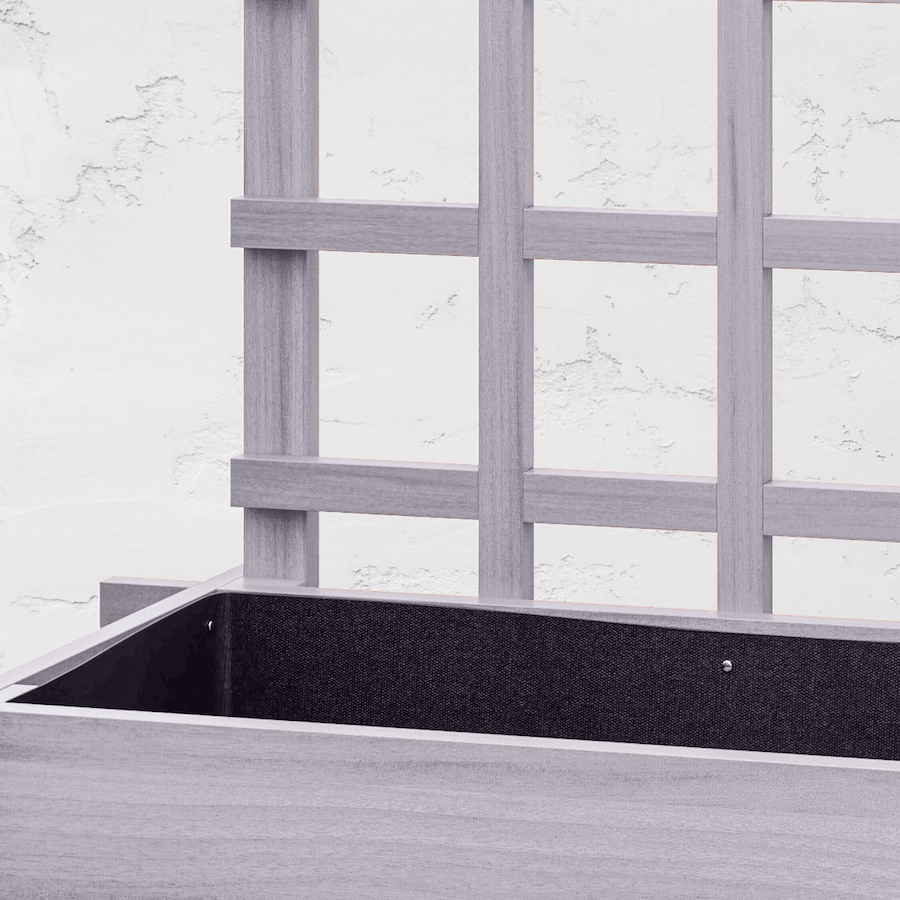 Image 988206_ALTMORE8.jpg, Product 988-206 / Price $89.99, Outsunny 3 Tier Raised Garden Bed with Trellis for Climbing Plants Grey from Outsunny on TSC.ca's Home & Garden department
