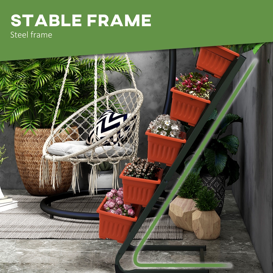 Image 988207_ALTMORE4.jpg, Product 988-207 / Price $79.99, Outsunny 5-Tier Vertical Raised Garden Bed with 5 Planter Boxes, Red from Outsunny on TSC.ca's Home & Garden department