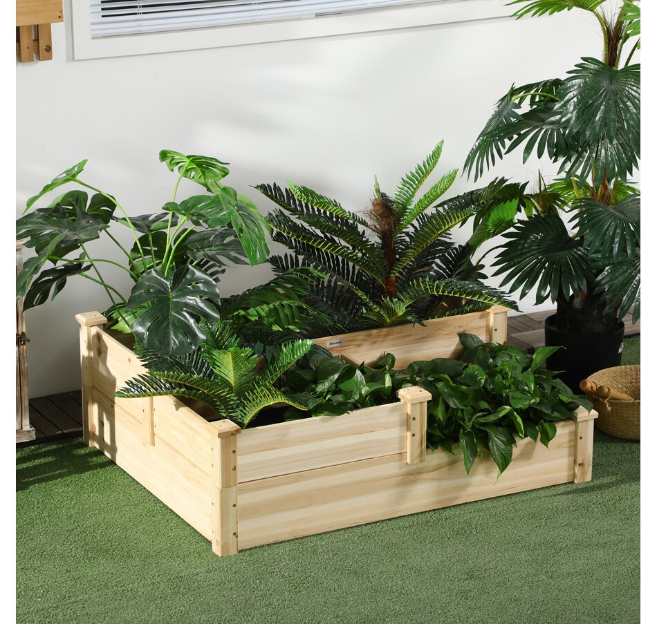 Image 988212_ALTMORE1.jpg, Product 988-212 / Price $104.99, Outsunny 3 Tier Raised Garden Bed Planter Box for Vegetables Herbs Flowers from Outsunny on TSC.ca's Home & Garden department