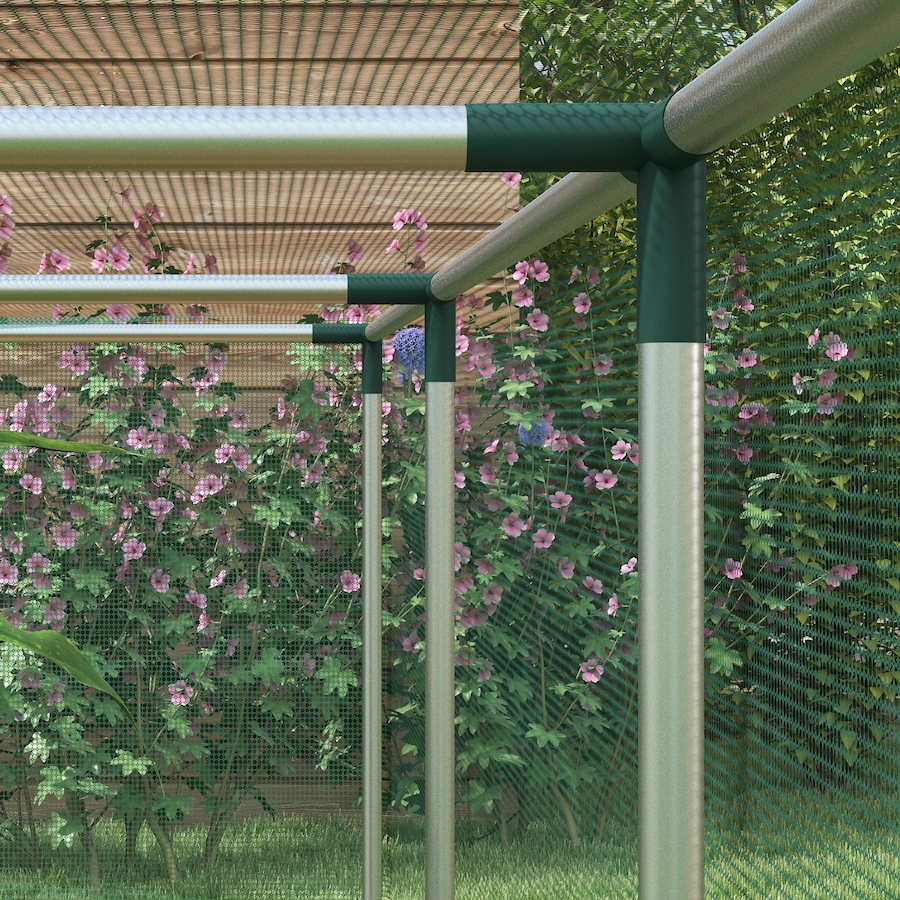 Image 988214_ALTMORE8.jpg, Product 988-214 / Price $74.99, Outsunny 12' x 4' Plant Protection Tent Crop Cage with Door, Green from Outsunny on TSC.ca's Home & Garden department