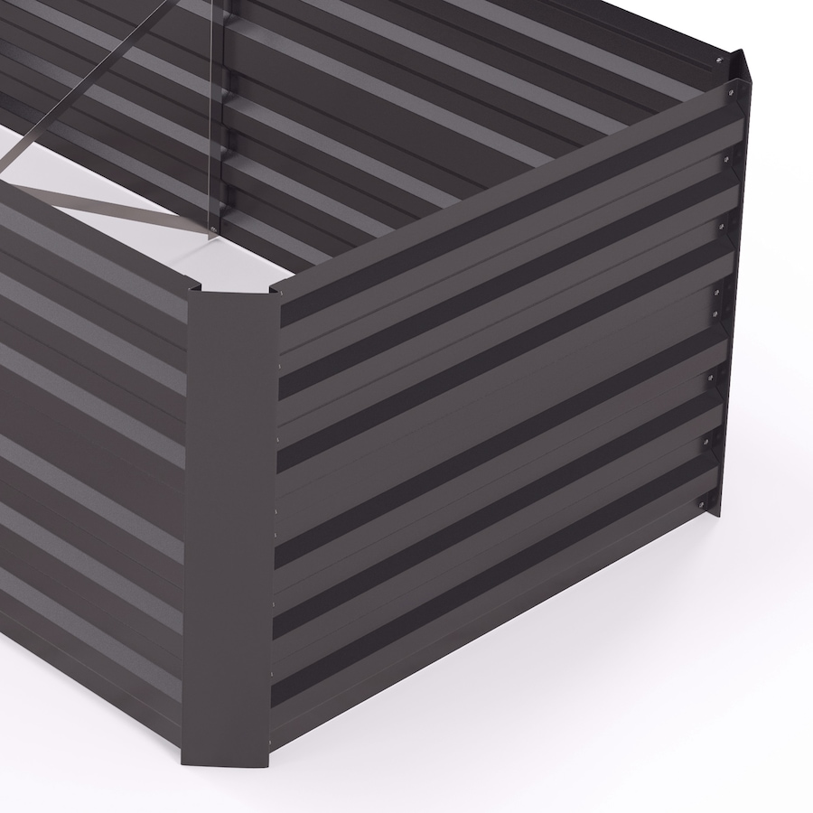 Image 988221_ALTMORE8.jpg, Product 988-221 / Price $104.99, Outsunny Raised Garden Bed Metal Planter Box with Reinforced Rods, Grey from Outsunny on TSC.ca's Home & Garden department