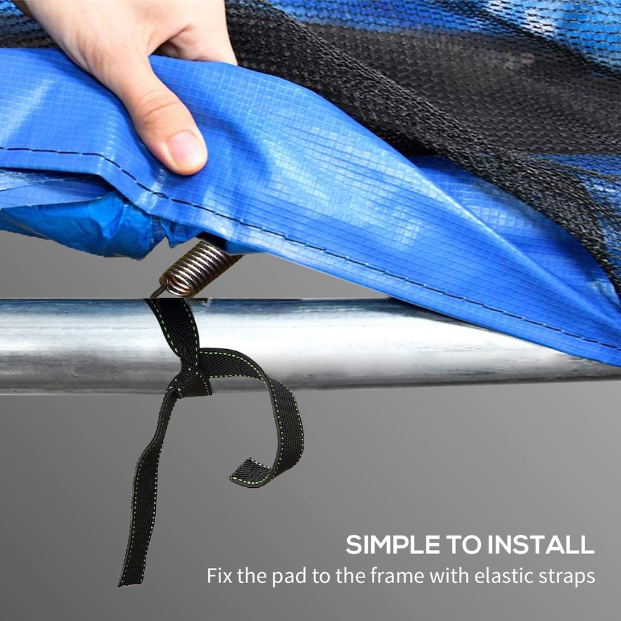 Image 988231_ALTMORE4.jpg, Product 988-231 / Price $79.99, Soozier 12FT Trampoline Pad Spring Cover, Waterproof, Multi-Colored from Soozier on TSC.ca's Health & Fitness department