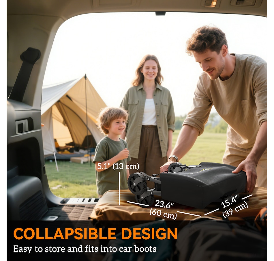 Image 988234_ALTMORE5.jpg, Product 988-234 / Price $54.99, Outsunny Small Collapsible Folding Wagon Cart, Utility Garden Cart, Black from Outsunny on TSC.ca's Health & Fitness department