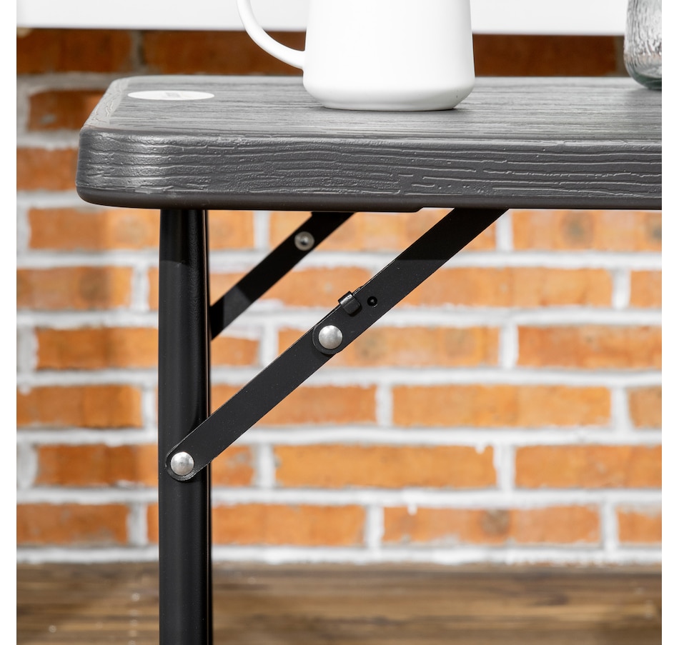 Image 988236_ALTMORE8.jpg, Product 988-236 / Price $82.99, Outsunny Foldable Outdoor Dining Table for 4, Height Adjustable Steel Legs from Outsunny on TSC.ca's Home & Garden department