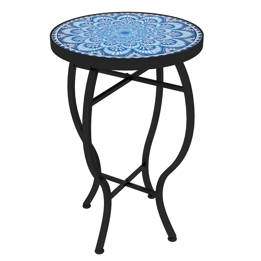 Image 988237.jpg, Product 988-237 / Price $82.99, Outsunny Round Patio Table with Mosaic Tabletop, Steel Frame for Outdoor from Outsunny on TSC.ca's Home & Garden department