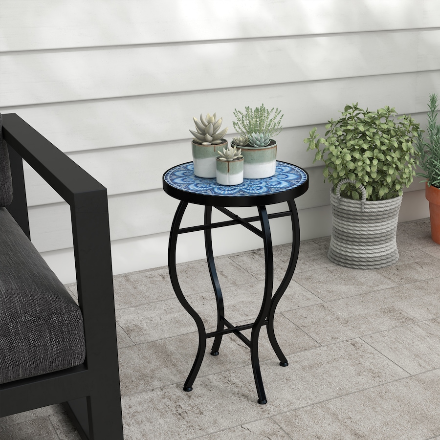 Image 988237_ALTMORE1.jpg, Product 988-237 / Price $82.99, Outsunny Round Patio Table with Mosaic Tabletop, Steel Frame for Outdoor from Outsunny on TSC.ca's Home & Garden department