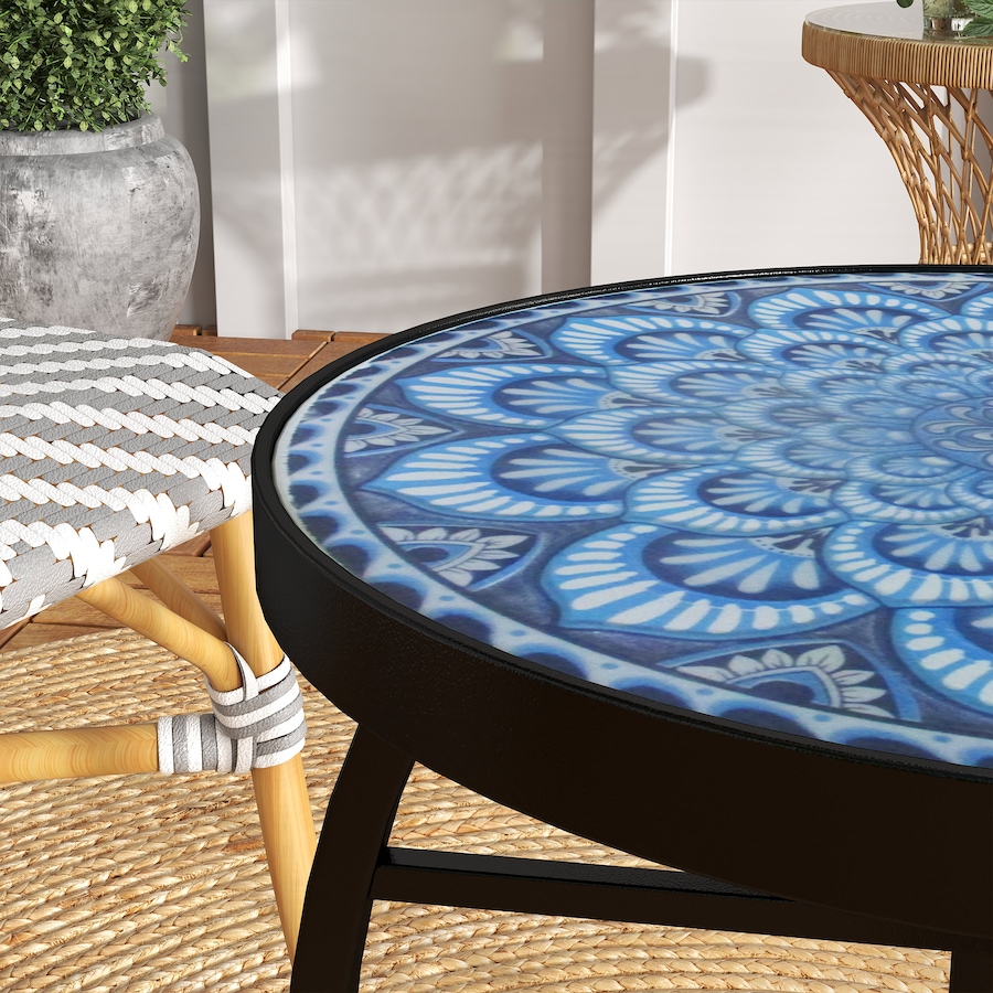 Image 988237_ALTMORE6.jpg, Product 988-237 / Price $82.99, Outsunny Round Patio Table with Mosaic Tabletop, Steel Frame for Outdoor from Outsunny on TSC.ca's Home & Garden department