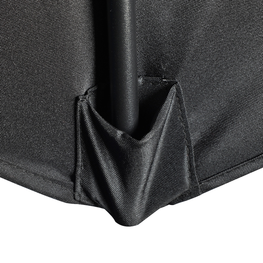 Image 988248_ALTMORE8.jpg, Product 988-248 / Price $59.99, Outsunny 9ft Half Round Umbrella, Outdoor Balcony Parasol, Black from Outsunny on TSC.ca's Home & Garden department
