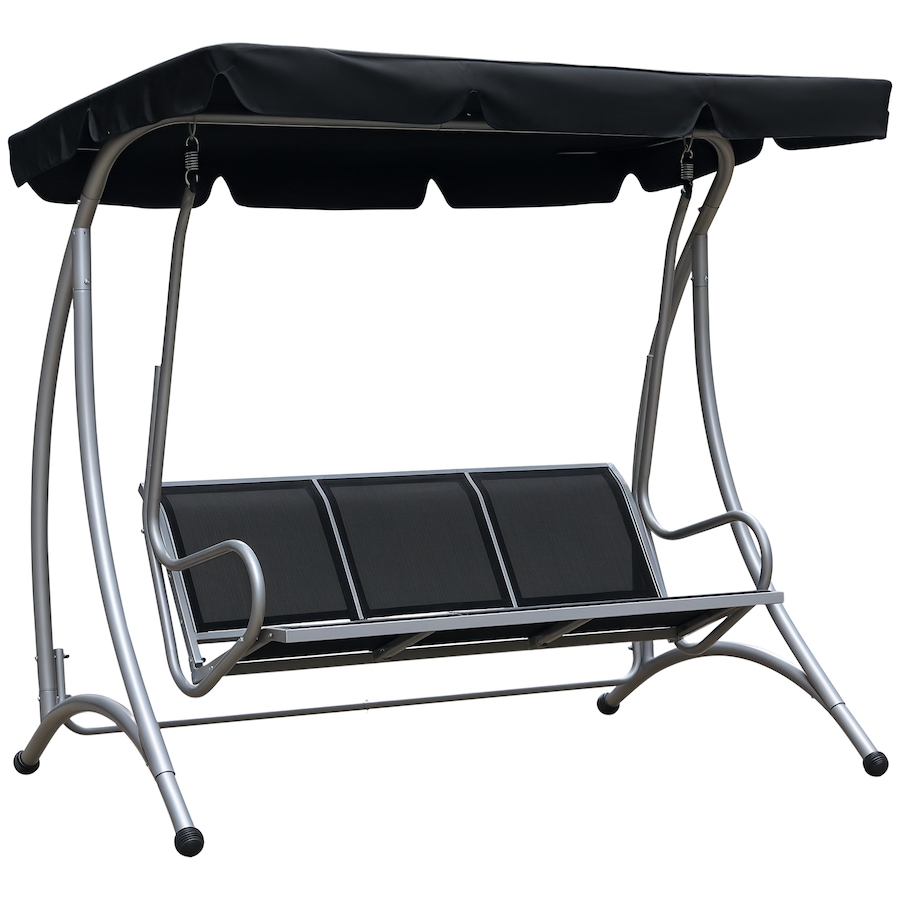 Image 988278.png, Product 988-278 / Price $249.00, Outsunny 3 Person Patio Swing Bench Seats with Adjustable Canopy from Outsunny on TSC.ca's Home & Garden department