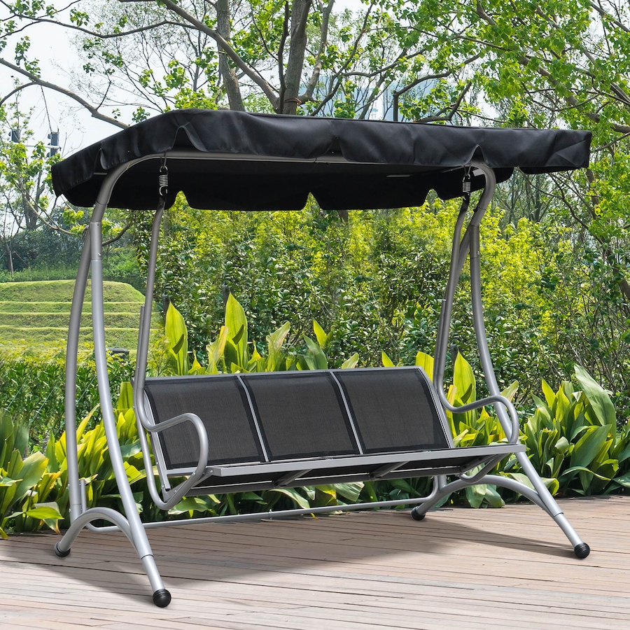 Image 988278_ALTMORE1.jpg, Product 988-278 / Price $249.00, Outsunny 3 Person Patio Swing Bench Seats with Adjustable Canopy from Outsunny on TSC.ca's Home & Garden department