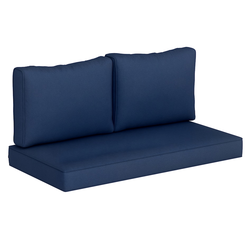 Image 988284.jpg, Product 988-284 / Price $149.99, Outsunny 2 Seater Outdoor Seat Cushions Patio Furniture Cushions Navy Blue from Outsunny on TSC.ca's Home & Garden department