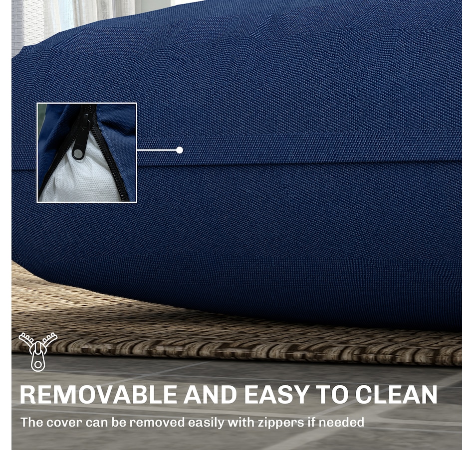 Image 988284_ALTMORE5.jpg, Product 988-284 / Price $149.99, Outsunny 2 Seater Outdoor Seat Cushions Patio Furniture Cushions Navy Blue from Outsunny on TSC.ca's Home & Garden department