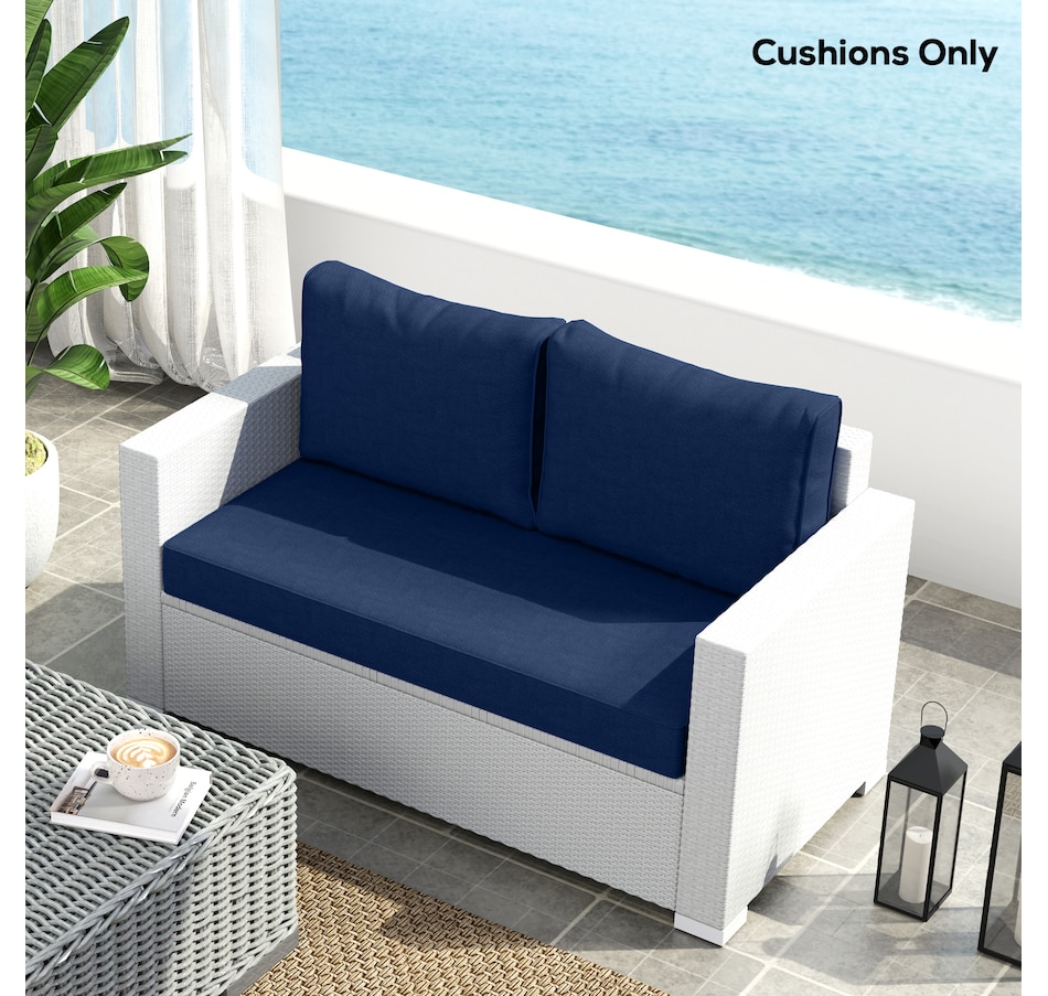 Image 988284_ALTMORE6.jpg, Product 988-284 / Price $149.99, Outsunny 2 Seater Outdoor Seat Cushions Patio Furniture Cushions Navy Blue from Outsunny on TSC.ca's Home & Garden department
