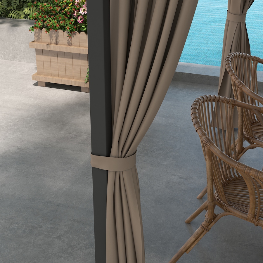Image 988310_ALTMORE7.jpg, Product 988-310 / Price $589.99, Outsunny 10' x 10' Hardtop Gazebo with UV60+ Polycarbonate Roof & Curtains from Outsunny on TSC.ca's Home & Garden department